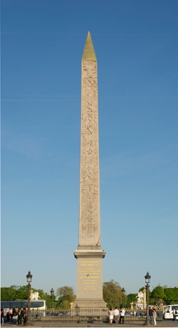 Kemet Luxor Obelisk of Ramesses II Concorde Sq Paris